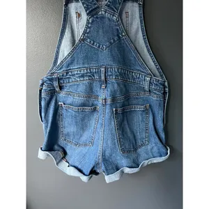 Old Navy Size Small Women's Denim Short Overalls thumbnail 6