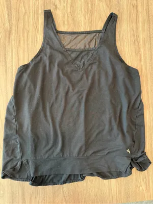 JoyLab black tank with mesh thumbnail 1