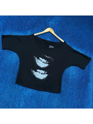 Blue Ivy Grillz Cowboy Carter Off the Shoulder Crop Top L thumbnail 3