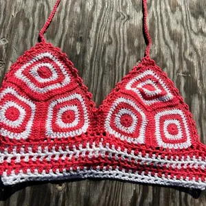 Nwt crochet halter top from cider size‎ medium thumbnail 3