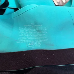 Women's Teal Sports Bra thumbnail 3