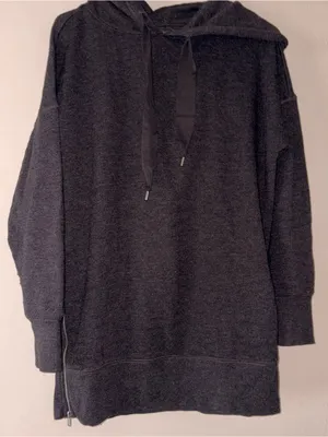 Aerie grey oversized hoodie sweatshirt XS thumbnail 1