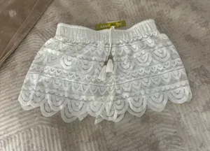 Gianni Bini White Eyelet Lace Shorts thumbnail 1