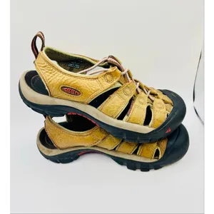Keen Footwear Newport H2 brown leather Hiking waterproof sandals women’s sz 6.5 thumbnail 2