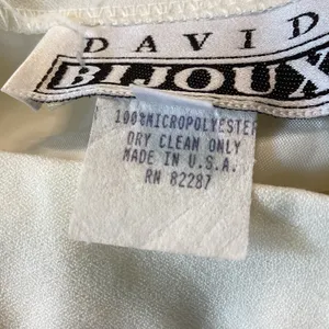 David Bijoux Pencil Skirt White Size 6 thumbnail 3