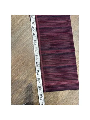 Lululemon Wunder Under High Rise Crop Leggings Red Size 6 Women's Activewear thumbnail 3