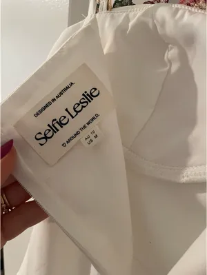 Selfie Leslie White Dress thumbnail 3