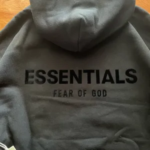 Essentials Fear of God Hoodie Black XS thumbnail 6