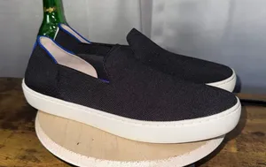 Rothy's The Original Sneaker Navy Blue Women 9 Slip On Casual Comfort Washable thumbnail 1