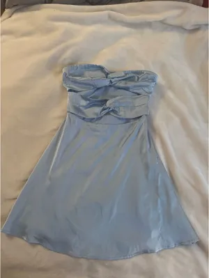 Peppermayo Dress Satin Blue thumbnail 3