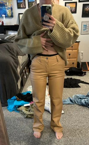 Hollister Leather Pants thumbnail 1