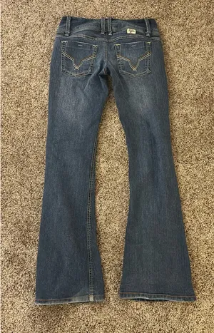 Low Rise Bootcut Jeans Blue Size 5 thumbnail 2