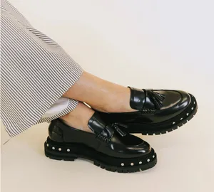 Free People Shoes Black Slip-On Velvet size 7 thumbnail 1