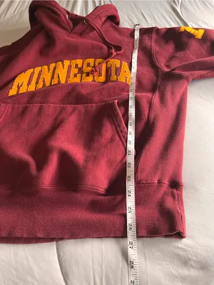 U of Minnesota College Gameday Sports Pullover Hoodie Sweatshirt Unisex Sz S EUC thumbnail 6