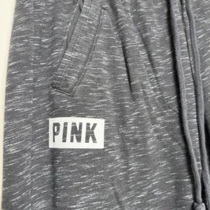 PINK Victoria's Secret y2k Women Cotton Sweatpants Small Gray Wide‎ Leg Baggy thumbnail 4