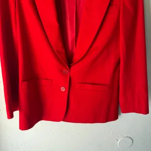 Vintage Pendleton Red Wool Blazer Jacket Womens Size‎ S Single Button USA Made thumbnail 3