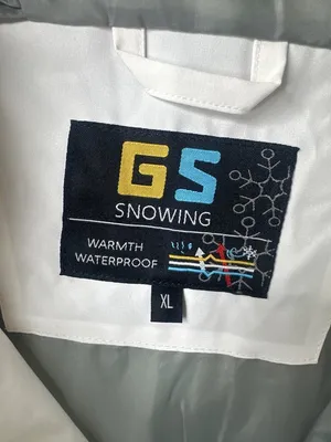 GS Snowing Womens XL Waterproof White & Black Warm Ski Snow Jacket Snowboarding thumbnail 4