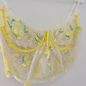for love and lemons lemon daisy bustier thumbnail 3