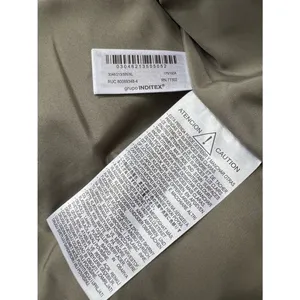 Zara Cropped Puffer Vest in Olive Green Size XL NWOT thumbnail 8
