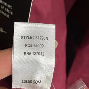 Lulus Midi Dress Wmns XS Burgundy Cottagecore Puff Sleeve Tiered Back Cutout Tie thumbnail 9