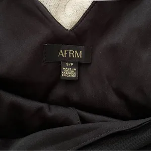 NWOT AFRM Ariana Sleeveless Midi Dress in Black thumbnail 2