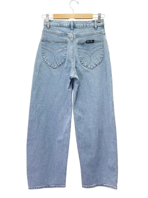 Rolla’s Gigi Barrel Jeans Size 26 High Rise Curved Leg Light Wash Denim thumbnail 3