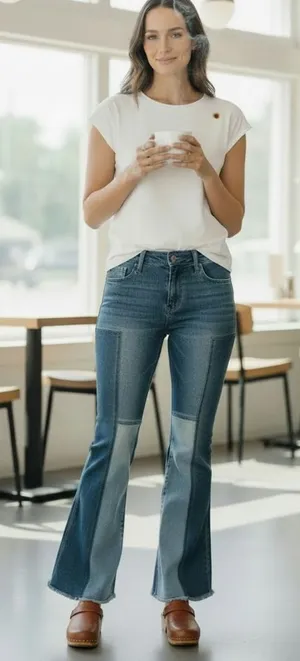 Steve Madden N.Y.C. 2-  tone Jeans thumbnail 1