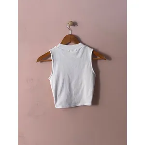 Supré White Mock Neck Crop Top Size S thumbnail 2