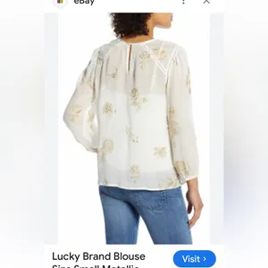 99. Free People Don't Look Back Button down floral blouse oversized small thumbnail 3