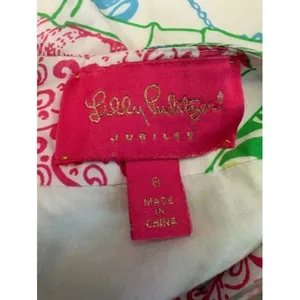 Lilly Pulitzer Jubilee‎ Patchwork Skirt Size 6 Multicolor Cotton Pockets thumbnail 3