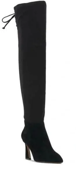 Vince Camuto Taplana Womens Faux Suede Pointed Toe Over-The-Knee Boots 9 40 thumbnail 1