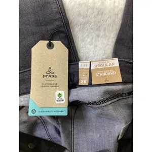 Prana Kayla High‎ Rise Jean Denim Solid Dark Gray Womens Size 2 26 Regular thumbnail 7