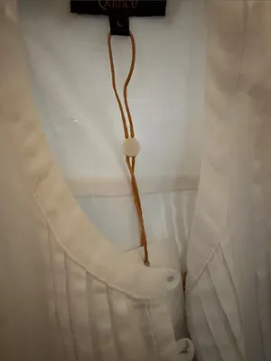 NWT Quince 100% European Linen Sleeveless Swing Dress White Sz L thumbnail 6