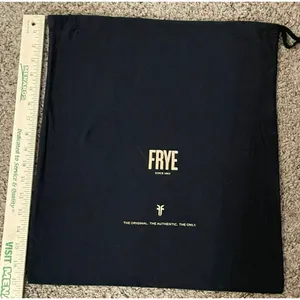 Frye Purse Storage Bag Used Black Tan thumbnail 7