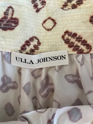 Ulla Johnson Aminta Ruffle
Mini Skirt in Beige Opal thumbnail 8