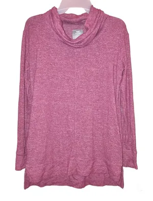 Aerie Cowl Neck Just Add Leggings Sweater‎ Purple Small thumbnail 1