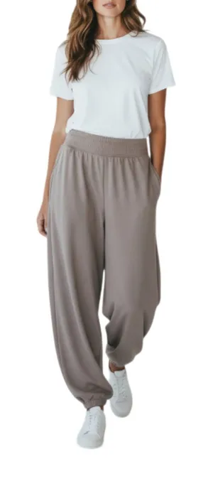 FP Movement Baggy Jogger Pant Sz L Gray Relax Stylish Balloon Style Chic Travel thumbnail 1
