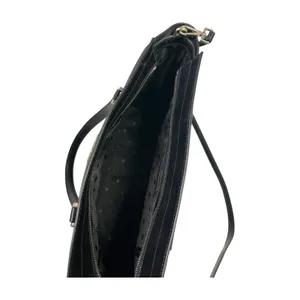 Kate Spade Patterson Drive Geraldine Satchel Black Pebbled Leather Crossbody thumbnail 10