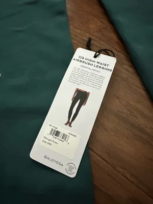 Alo Green Yoga Leggings thumbnail 3