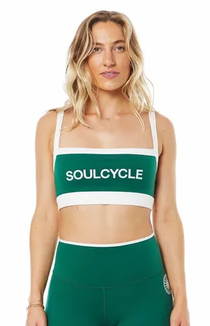 Splits59 SoulCycle MONAH RIGOR BRA GREEN thumbnail 1
