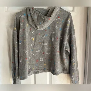 Friends Pullover Cropped Hoodie Sweatshirt Women’s Size‎ Small Lightweight thumbnail 2