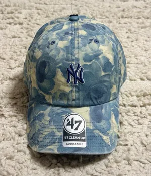 New 47 Brand New York Yankees Gardenia ’47 Clean Up Hat thumbnail 2