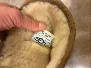 Ugg Australia Tan Womens Genuine Leather Short Boots Shearling Fur Us 8 thumbnail 2