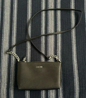 Calvin Klein Black Crossbody Bag with Chain Strap thumbnail 1