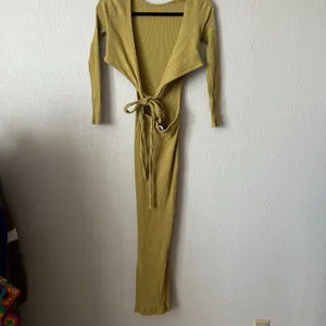 Free People Beach Last Minute Midi Knit Dress Yellow Size XS thumbnail 4