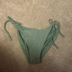 New Shade & Shore steal Green Bikini Bottoms string M thumbnail 6