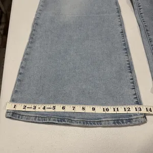 Levis Ribcage Bell Jeans Super High Rise Blue Denim Womens 32 x 32 Flare Retro thumbnail 16