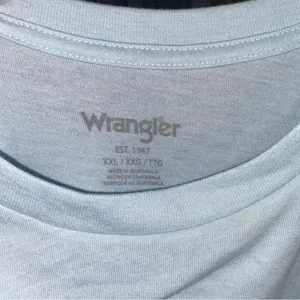Wrangler Long Live Cowgirls Baby Blue Tee •XXL thumbnail 3