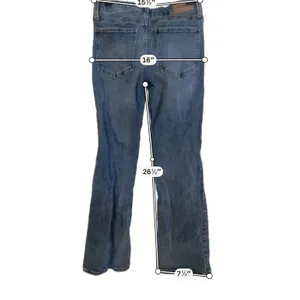 RSQ Womens Low Rise Flare Jeans Size 25 Medium Wash Denim Blue Pants thumbnail 5