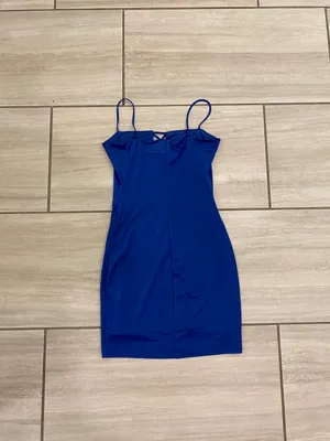 Windsor Blue Bodycon Mini Dress thumbnail 6